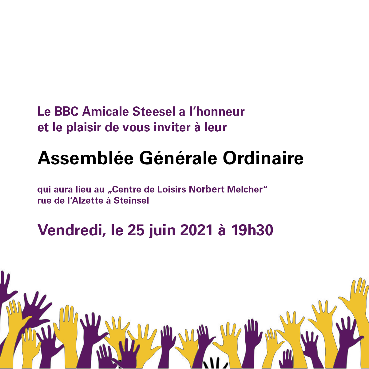 Featured image for “Assemblée Générale Ordinaire”